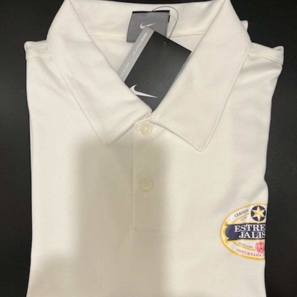 Nike Golf Shirt for Men  (Estrella Jalisco  brand) - sz. L nwt